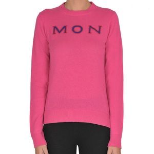 Moncler Bright pink pullover sweater